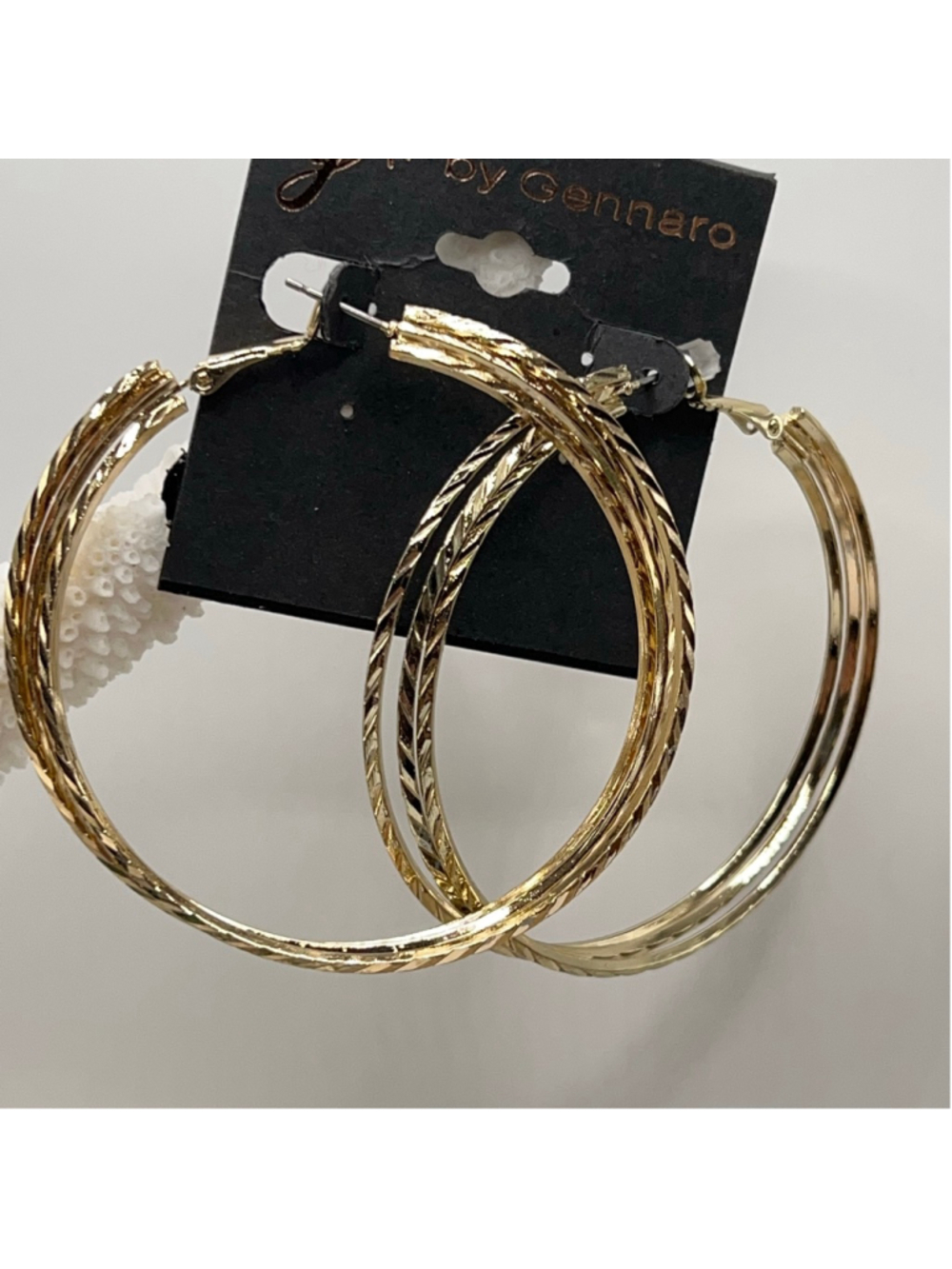 Gennaro gold hoop earrings